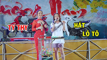 Ty Thy hát Lô tô đoàn PHƯƠNG NAM - Ty Thy Vlog Gỏi đu đủ