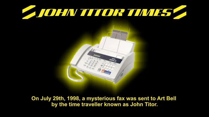 John Titor 1st Fax sent to Art Bell (July 29th, 19...