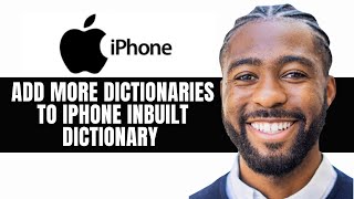 How To Add More Dictionaries To iPhone inbuilt Dictionary screenshot 4