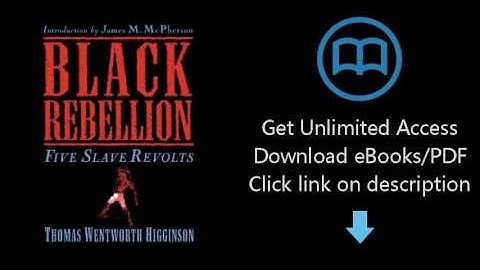 Download Black Rebellion: Five Slave Revolts PDF