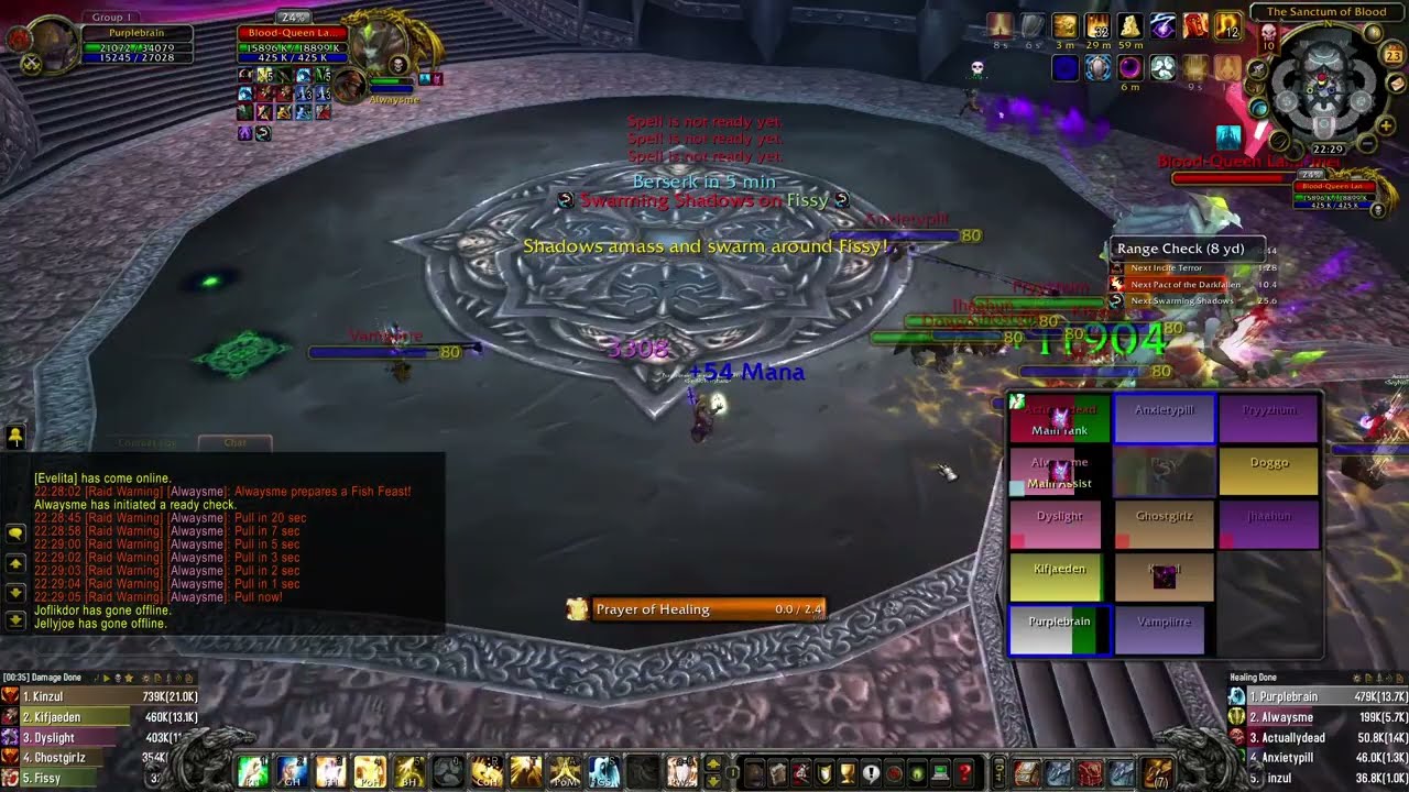 ICC 10 HC BQL Holy Priest Solo Heal SayNoToTryhard Warmane YouTube