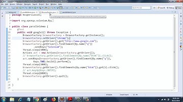 Parallel Execution in Selenium WebDriver using ThreadLocal class
