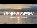 Orange And Lemons - Heaven Knows (Lyrics - Dream Sounds)