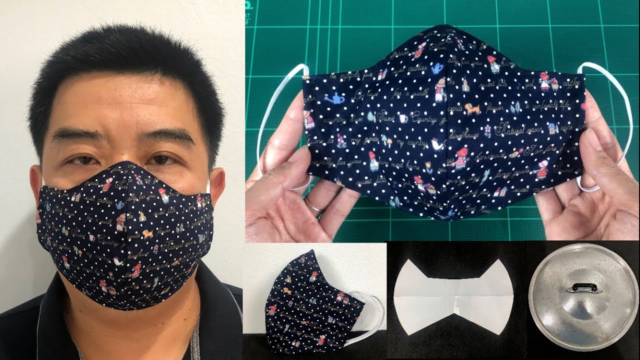 How to make  face mask | หน้ากากอนามันสำหรับคนหน้าใหญ่