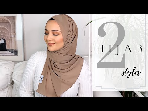 2 hijab styles I 2 sal baglama modeli hijabiofficial I Kopftuch binden ...