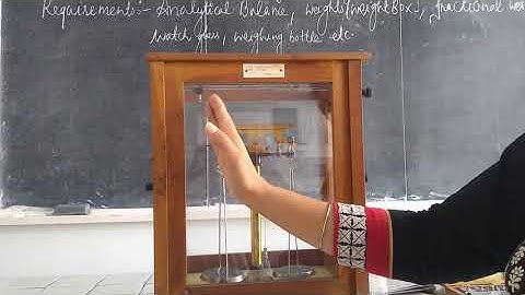 working of Analytical balance