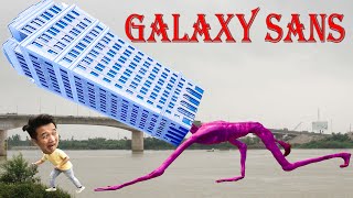 GALAXY SANS Thử Thách Quỷ Đầu Nhà Ngoài Đời Thật | Challenge Siren Head Building | Tân Paris