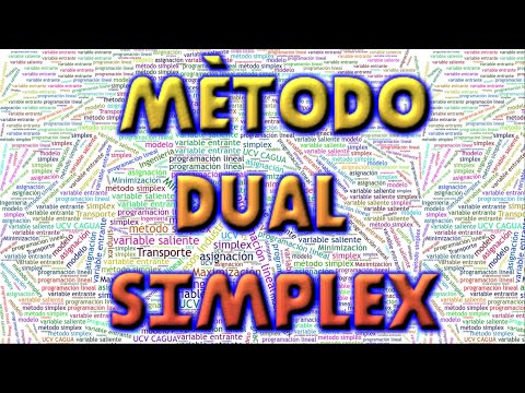 Vídeo: Què és el mètode dual simplex?