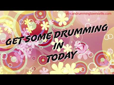 A djembe exercise in swing