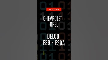 Delco E39 E39A IMMO VIRGIN CHEVROLET - OPEL #delco #immovirgin #immobilizerkey #ckdecode