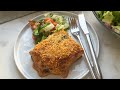 How to make moussaka greek beef and eggplant lasagna  cooking with zahra