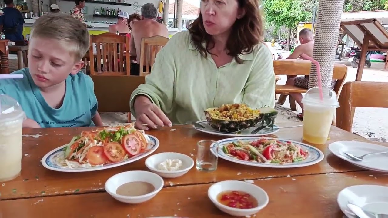 THAILAND 2026. Остров Ко Лан, отель Xanadu 3* день 2 часть 2. Завтрак, пляж, море. #travel #shorts