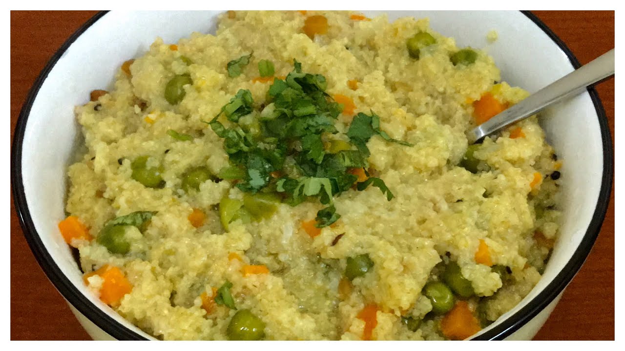 கோதுமை ரவா கிச்சடி Healthy & Easy Wheat Rava Kichadi Daily Foodie YouTube