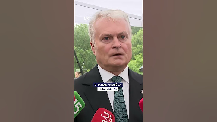 Nausėda sako, kad premjeras G. Paluckas ryte pranešė apie savo atsistatydinimą