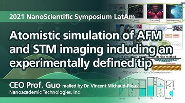 Atomistic simulation of AFM and STM imaging including an experimentally defined tip | 2021NSSLatAm