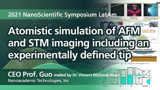 Atomistic simulation of AFM and STM imaging including an experimentally defined tip | 2021NSSLatAm