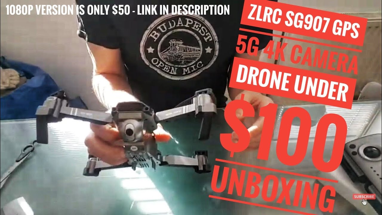 ZLRC SG907 GPS 5G WIFI 4K CAMERA DRONE Unboxing BLACK FRIDAY 59.99 Best Cheap GPS Drone