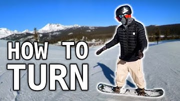 Beginner Snowboard Lesson - How To Turn