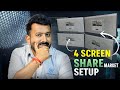 Four Screen Share Market Setup Complete Detail Video Unboxing | Review