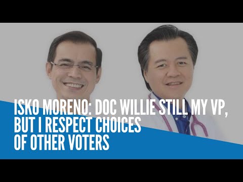 Isko Moreno: Doc Willie still my VP, but I respect choices of other voters