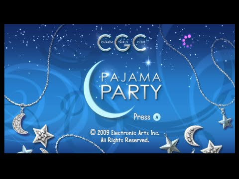 Charm Girls Club Pajama Party Wii Playthrough - Pillow Fights