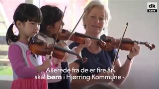 I Hjørring Kommune skal alle børn lære at spille musik fra de er fire år - DR Nyheder screenshot 1