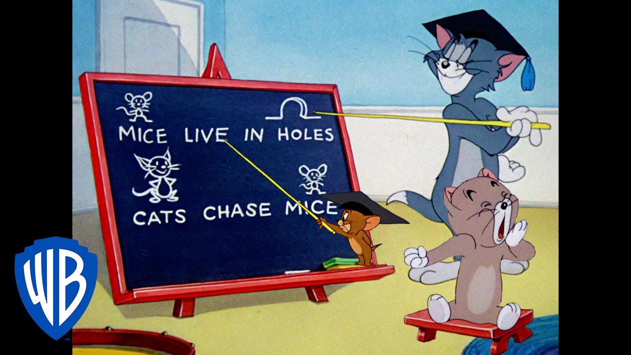 Tom & Jerry | A Lesson From Professor Tom! | Classic Cartoon | WB Kids