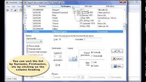 TreeDraw tutorial - Importing a tree