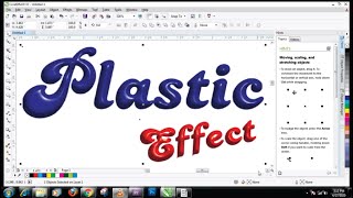 Plastic Effect In Coreldraw