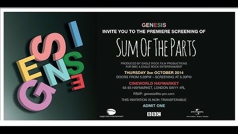 Genesis - reunite for one night in London