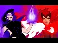 The scarlet witch vs raven  complete animation