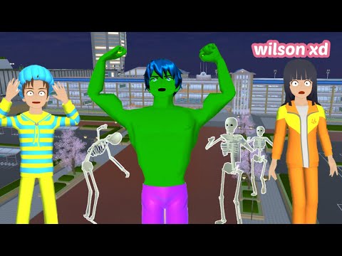 Yuta Mio Ketemu Hantu Tengkorak Ditolong Huluk 😂😃 | Sakura Simulator | Wilson XD