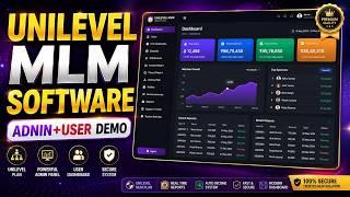 # UNILEVEL MLM SOFTWARE | ADMIN + USER DEMO