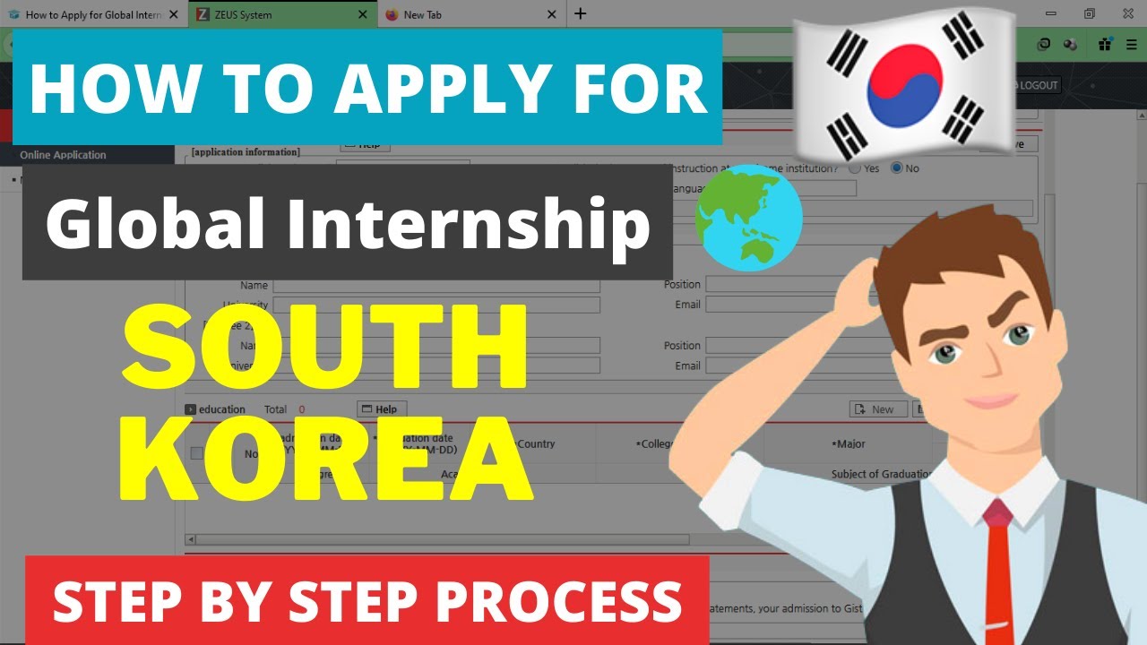 How to Apply for Global Internship South Korea? Application Guide