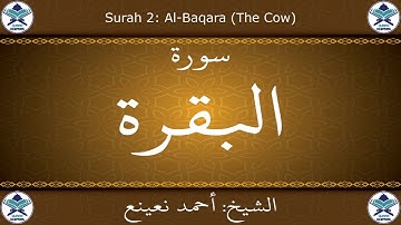 القرآن الكريم بصوت احمد نعينع - سورة البقرة
