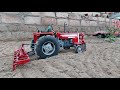 Mf 385 mini tractor good working in field