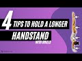 4 tips to hold your handstand longer with drills