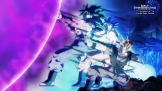 Bardock SSJ4/Goku MUI/Future Gohan SSJ2 vs. Dark King Demigra