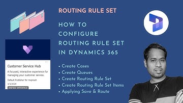 How to Configure Routing Rule Set in Dynamics 365 Customer Service Hub/Module in CE/CRM