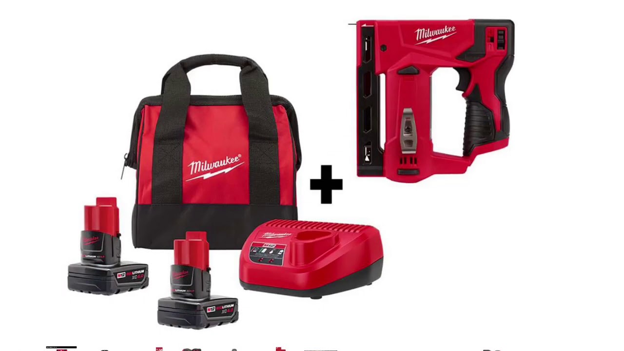 Milwaukee M12 Crown Stapler 244720 YouTube