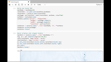 Como cortar múltiples bandas Sentinel 2 a un área de interés con Python, Rasterio y Fiona