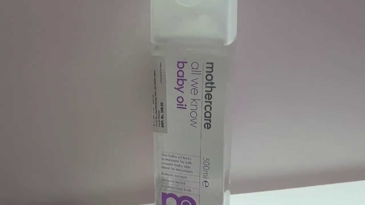 mothercare hair oil
