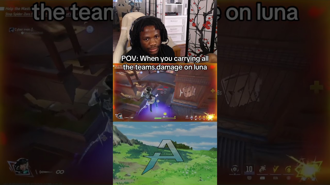 Had to luna dps #fyp #gaming #funny #reaction #rage #marvelrivals