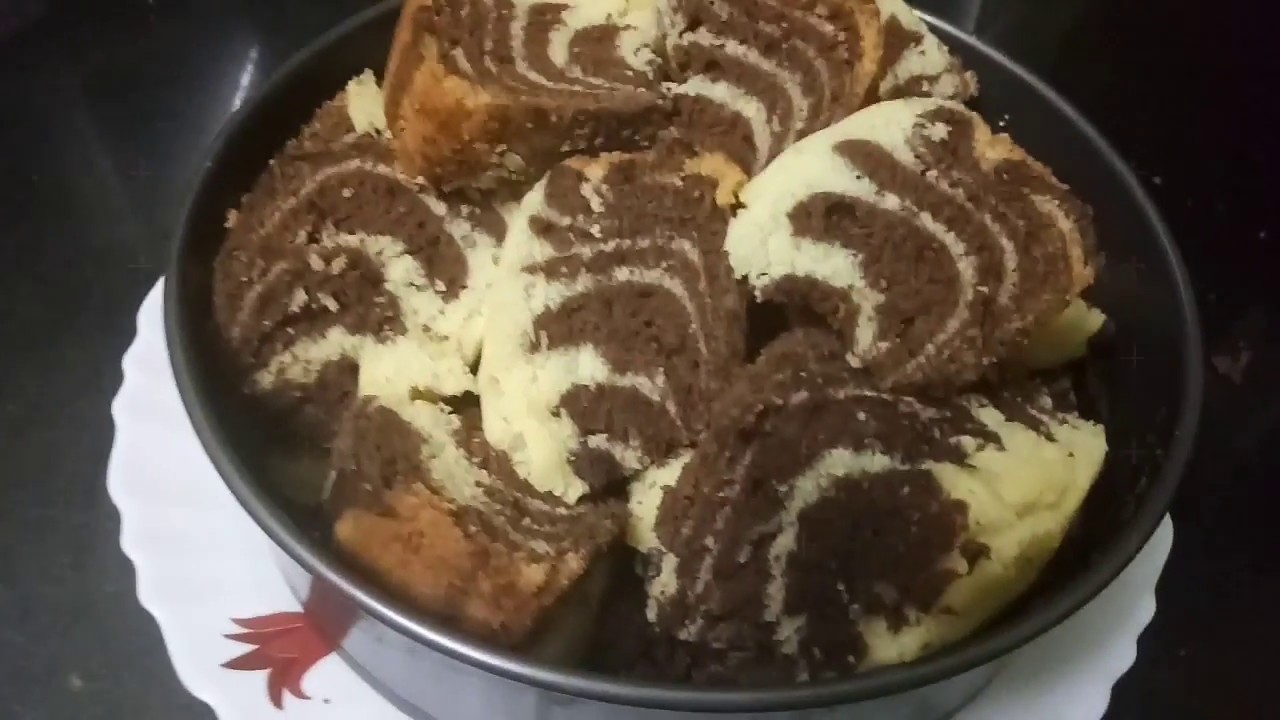Eggless Super sponji zebra cake recipe by ARCHANA JAIN THE QUEEN OF ...