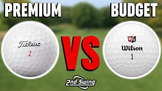 Budget Golf Ball vs. Premium Golf Ball | Titleist Pro V1x & Wilson Duo Soft | Golf Ball Comparison