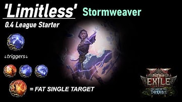 Limitless Stormweaver League Start Guide [Path of Exile 2 - 0.4]