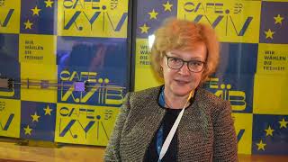 The shared past between Ukraine and Germany - Prof. Dr. Gelinada Grinchenko at Cafe Kyiv