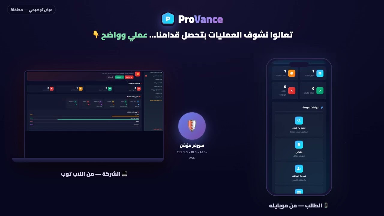 فيديو تعريفي عن منصة بروفانس للتدريب المهني