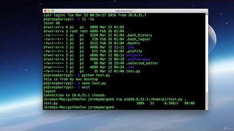 How to Connect to a Raspberry Pi to a Mac - Hands on Internet of Things (Retired Course)