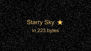 Starry Sky Texture Tutorial ⭐ | Generative SVG